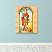 St. Florian van Lorch (BK 32) Canvas Afdruk (Insitu (Houten vloer))