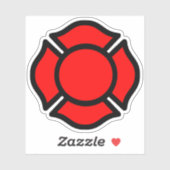 St. Florian's Cross 1-UP Sticker (Vel)