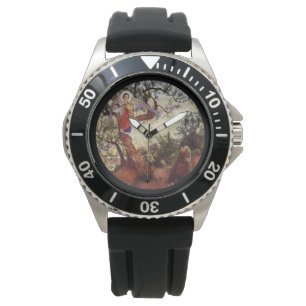 St Frances Angel en Birds Horloge