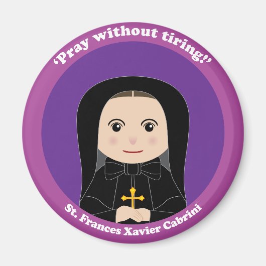St. Frances Xavier Cabrini Magneet (Voorkant)