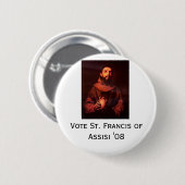 St. Francis '08 Ronde Button 5,7 Cm (Voorkant /achterkant)