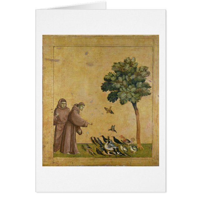 St Francis d'Assisi prêchant aux oiseaux (Devant)