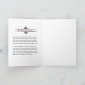 St Francis de la carte de voeux d'Assisi w/prayer (Intérieur)