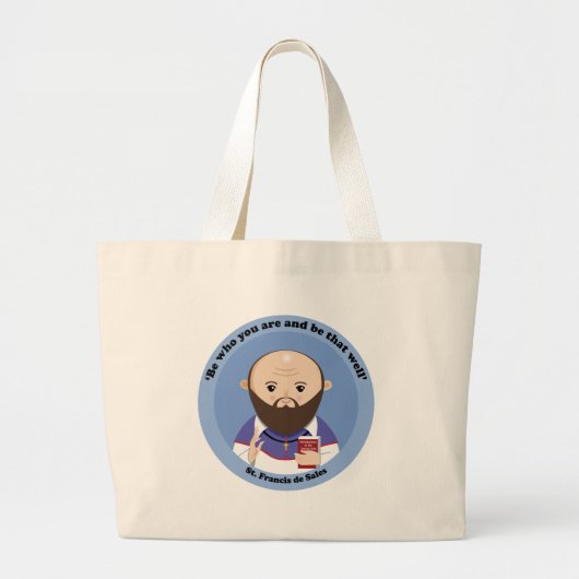 St. Francis de Sales Grote Tote Bag (Voorkant)