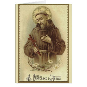 St Francis du saint patron d'Assisi des animaux