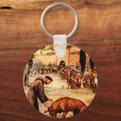 St Francis en de Wolf Sleutelhanger (Voorkant)