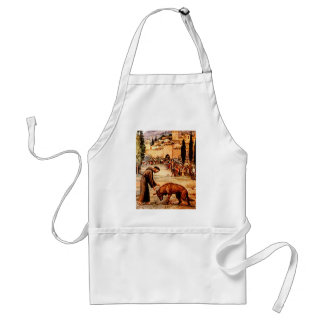 St Francis en de Wolf Standaard Schort