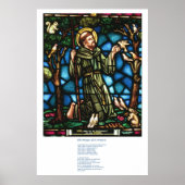 St Francis en St Francis Peace Prayer Poster (Voorkant)