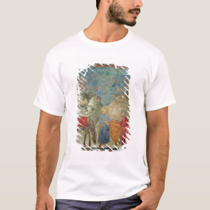 St. Francis geeft zijn kat aan een vreemdeling T-shirt