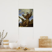 St. Francis of Assisi 1642 Poster (Keuken)