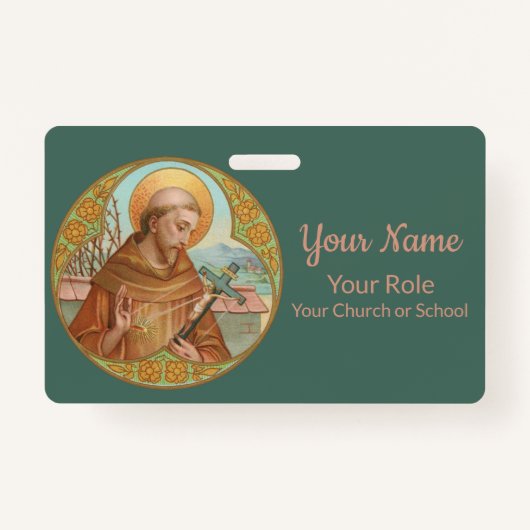 St. Francis of Assisi (BK 002) Badge (Voorkant)