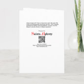 St. Francis of Assisi (BK 002) Blanco groet Kaart (Achterkant)