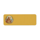 St. Francis of Assisi (BK 002) Etiket (Voorkant)