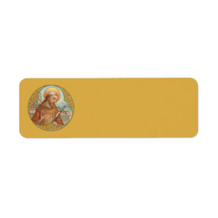 St. Francis of Assisi (BK 002) Etiket