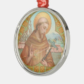 St. Francis of Assisi (BK 002) Metalen Ornament (Links)