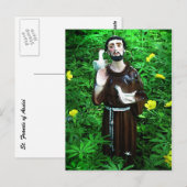 St.Francis of Assisi Briefkaart (Voorkant / Achterkant)