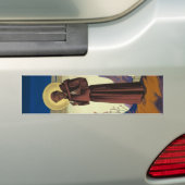 St Francis of Assisi (Christelijk Saint) Bumpersticker (Op auto)