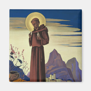 St Francis of Assisi (Christelijk Saint) Magneet