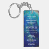 St Francis of Assisi Prayer Sleutelhanger (Voorkant Links)