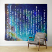 St Francis of Assisi Prayer Wandkleed (In Situ (horizontaal))