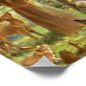 St Francis of Assisi preaching to animals Poster (Hoek)