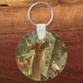 St Francis of Assisi preaching to animals Sleutelhanger (Voorkant)