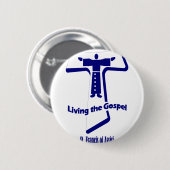 St Francis of Assisi Ronde Button 5,7 Cm (Voorkant /achterkant)