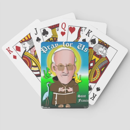 St. Francis Pray Pokerkaarten (Achterkant)