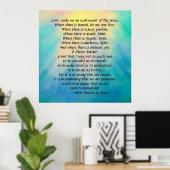 St. Francis' Prayer Poster (Thuiskantoor)