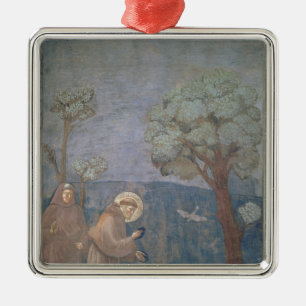 St. Francis Preaching to the Birds, 1297-1999 Metalen Ornament