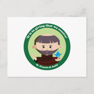 St. Francis van Assisi Briefkaart