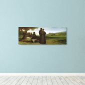 St. Francis van Assisi Canvas Afdruk (Insitu (Houten vloer))