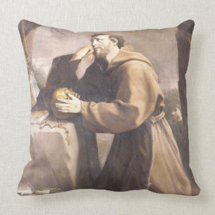 St. Francis van Assisi in Prayer Kussen