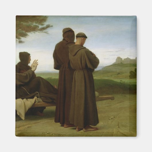 St. Francis van Assisi Magneet (Voorkant)