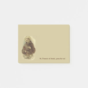 St. Francis van Assisi Patron Saint of Animals Post-it® Notes