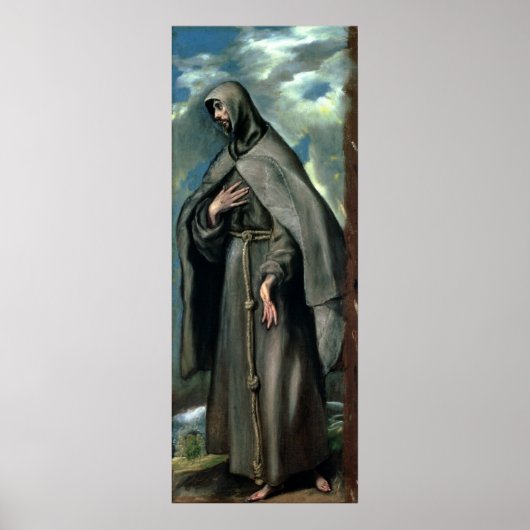 St.Francis van Assisi Poster (Voorkant)
