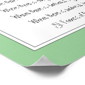 St. Francis van Assisi Prayer Common Tern Bird Poster (Hoek)