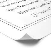 St. Francis van Assisi Prayer met Owl Bird Poster (Hoek)