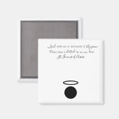 St. Francis van Assisi Quote Magnet Magneet (Voorkant / Achterkant)