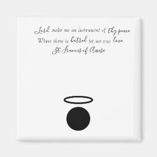 St. Francis van Assisi Quote Magnet Magneet