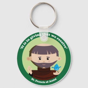 St. Francis van Assisi Sleutelhanger
