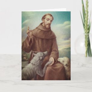 St. Francis van het Dierenvriend van Assisi Kaart