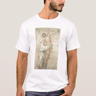 St. Francis verwerpt de wereld en Embracing T-shirt