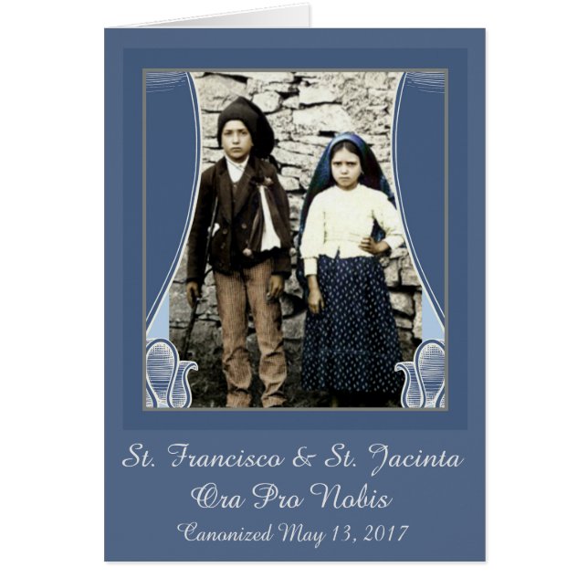 St Francisco et St Jacinta nouvellement canonisée (Devant)