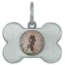 St. Franciscus van Assisi Marble Gold Pet Protecto
