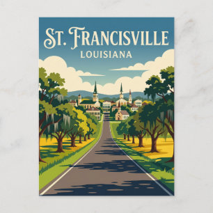 St. Francisville USA Briefkaart