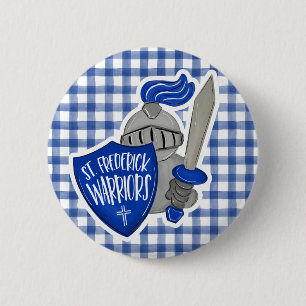 St. Frederick Warriors Ronde Button 5,7 Cm