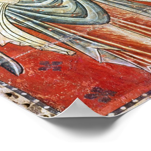 St. Gabriel en St. Raphael, c.1200 Poster (Hoek)