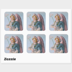 St. Gabriel the Archangel (detail; M 017) Vierkante Sticker