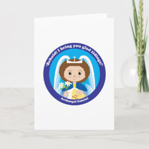 St. Gabriel the Archangel Feestdagen Kaart